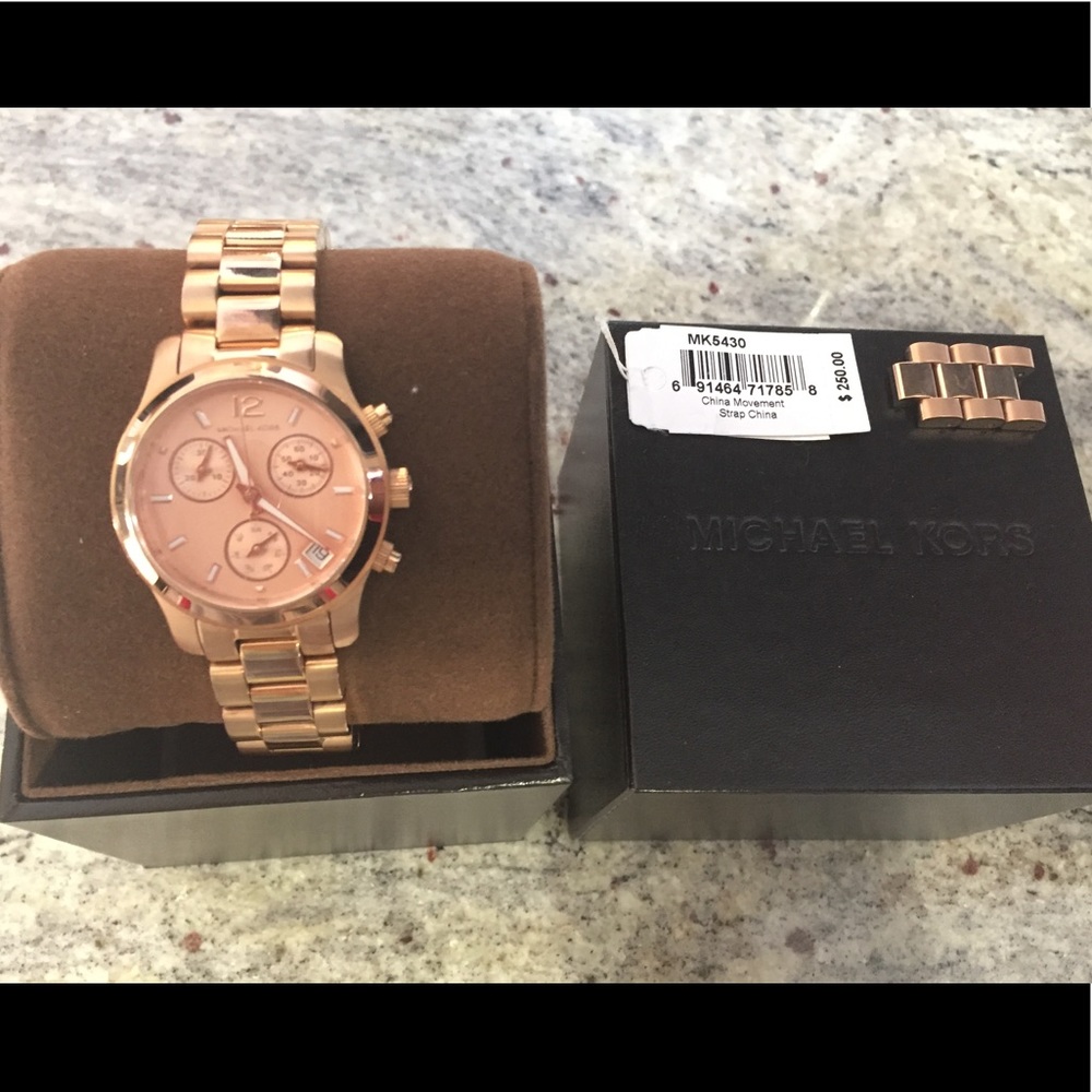 Michael Kors rose gold watch *lowered- final price